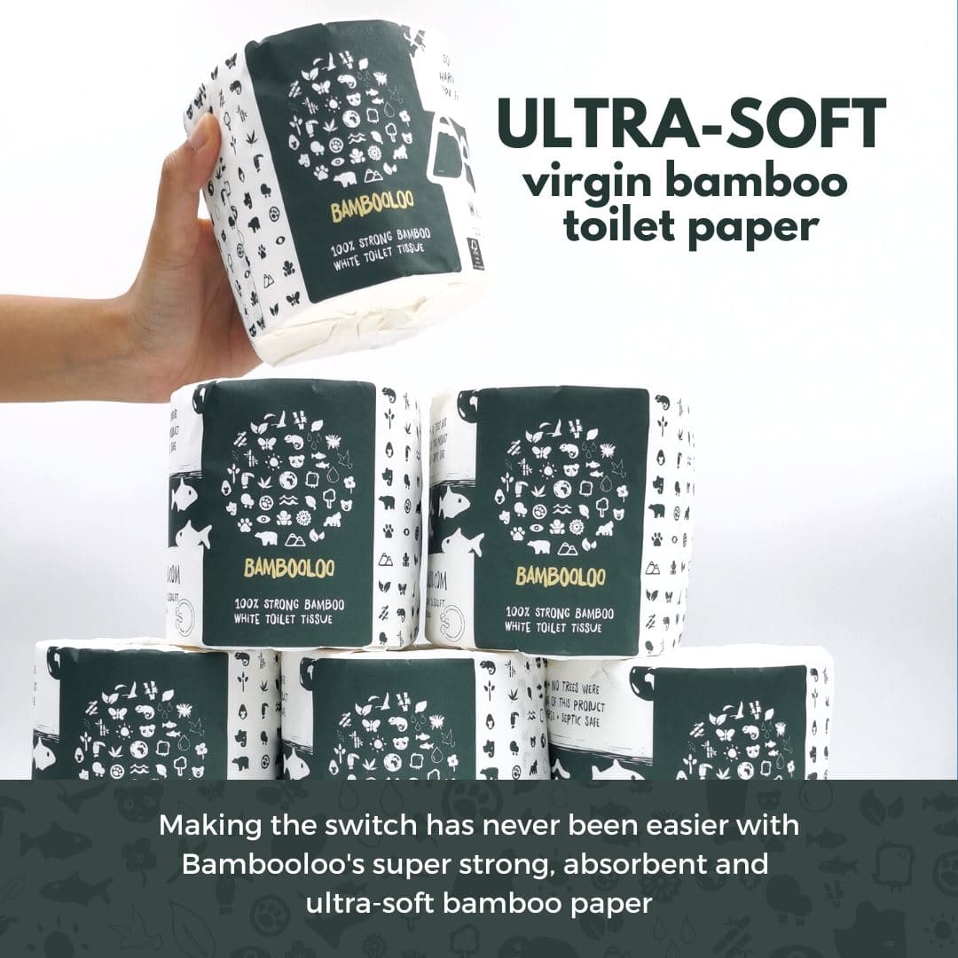 Multi Box - 3 x Bambooloo Toilet Rolls Cartons (36 Individually Wrapped Rolls Per Carton) Toilet Rolls Bambooloo