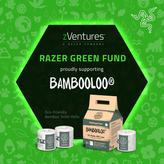 Billion-dollar gaming leader Razer™ makes first green investment in the sustainable bamboo toilet paper brand BAMBOOLOO®