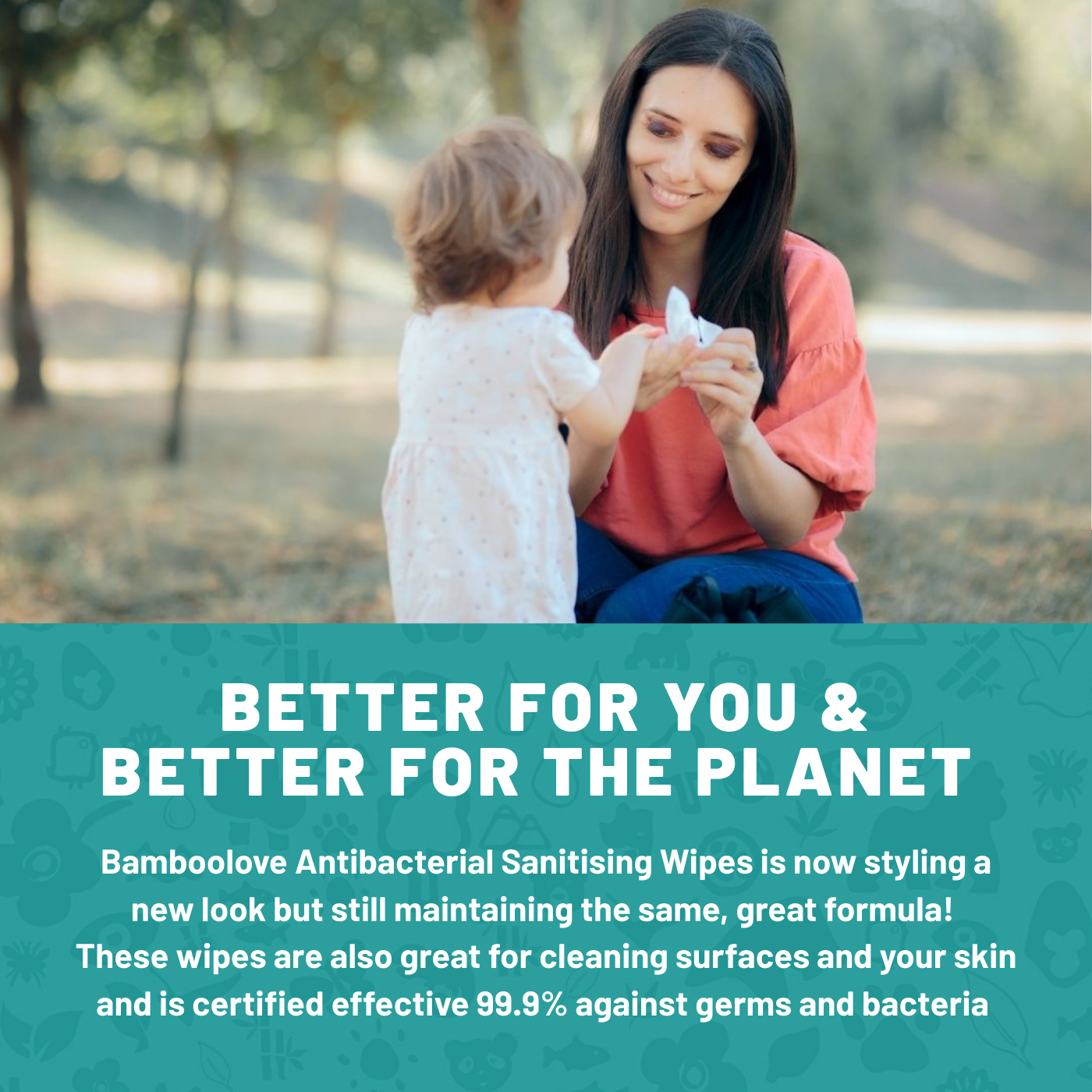 Bamboo Antibacterial Wipes | 6 Refill Bags