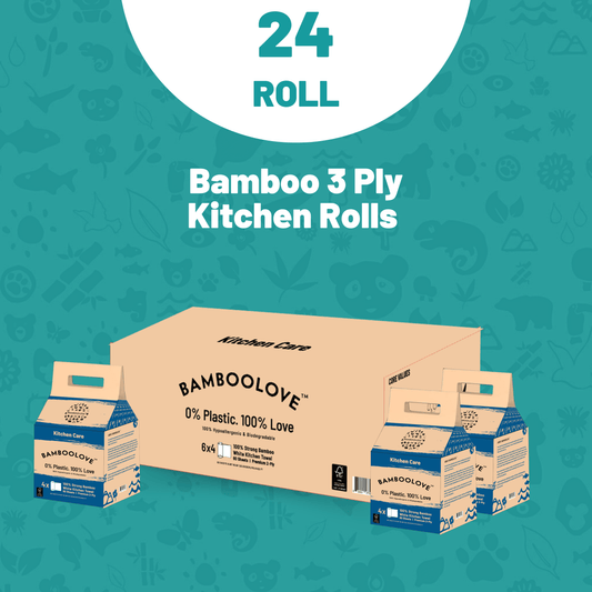 Bamboo Kitchen Roll GrabBag | 24 rolls