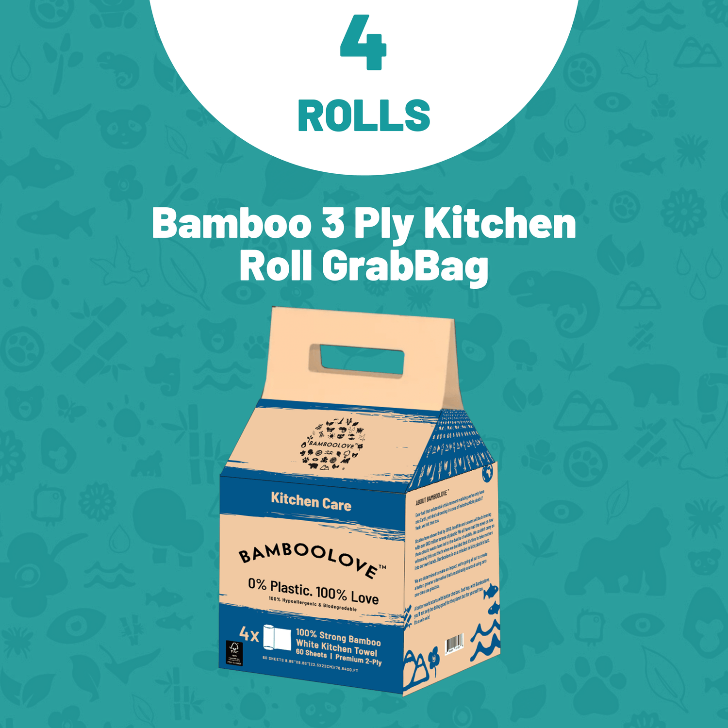 Bamboo Kitchen Rolls