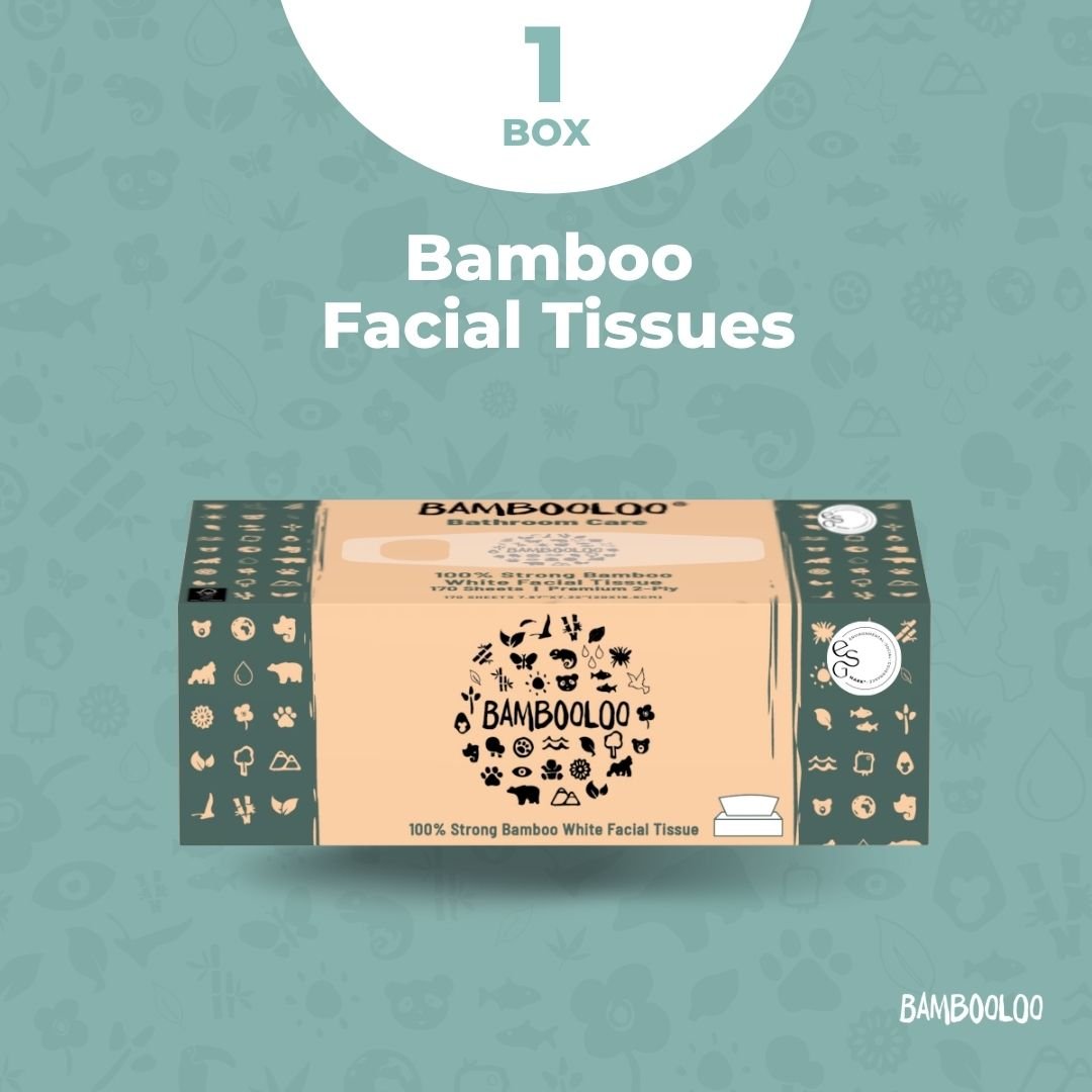 Bamboo Facial Tissues | 1 box