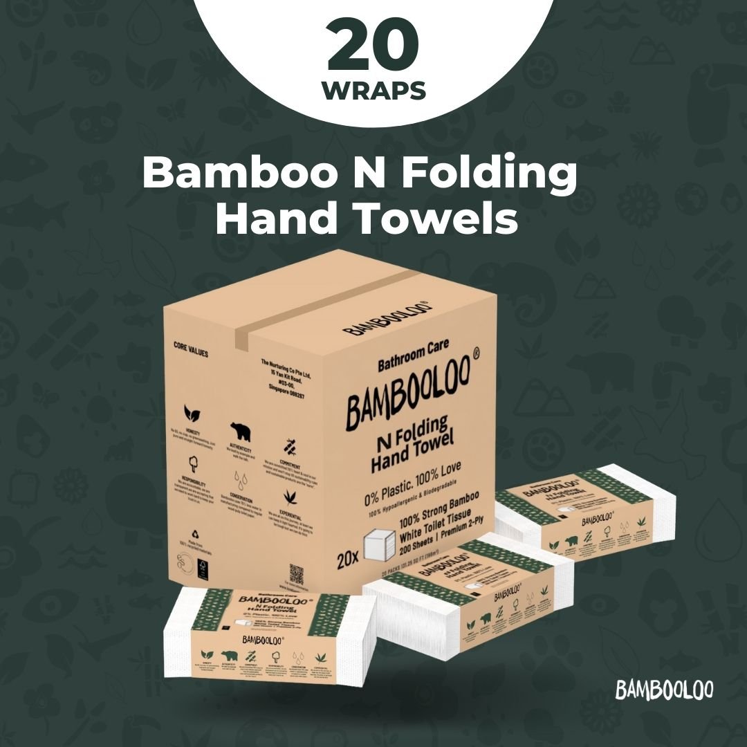 Bamboo N Folding Hand Towels | 4000 towels