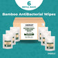 Bamboo Antibacterial Wipes | 6 Refill Bags